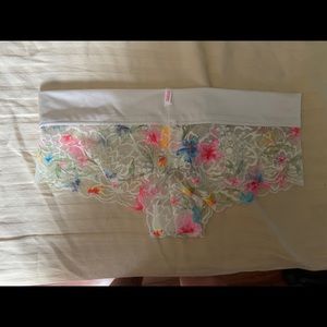 PINK cheeky bikini lace panties